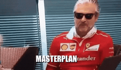 Man In Sunglasses And Red Masterplan Shirt GIF