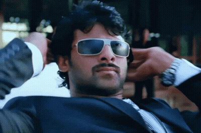Man In Sunglasses And Suit Hands On Head GIF