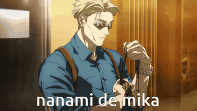 Man In Sunglasses And Suspenders Holding Camera Nanami De Mika GIF