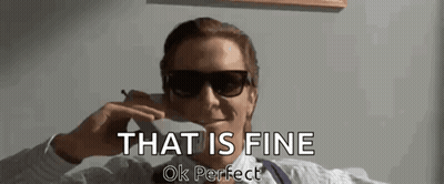 Man In Sunglasses And Tie Saying That Is Fine Ok Perfect GIF