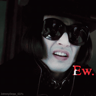 Man In Sunglasses And Top Hat Saying Ew GIF