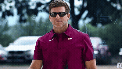 Man In Sunglasses And VT Shirt GIF