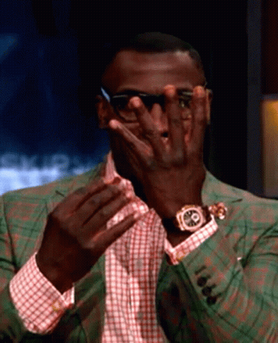 Man In Sunglasses And Watch Covering Eyes GIF