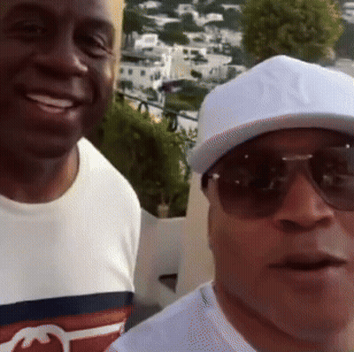 Man In Sunglasses And White Hat Smiling GIF