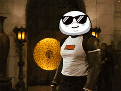 Man In Sunglasses And White Puma Shirt GIF