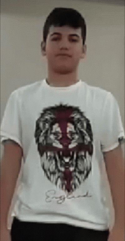 Man In Sunglasses And White T-Shirt Dancing GIF