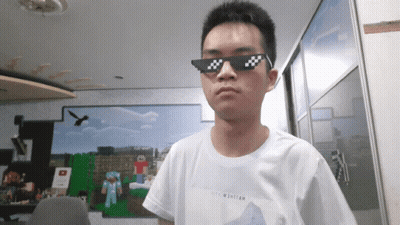 Man In Sunglasses And William Shirt GIF