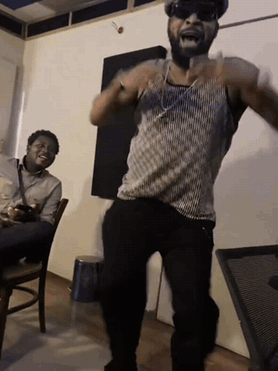 Man In Sunglasses Dancing, Another Sitting GIF