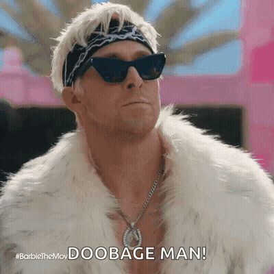 Man In Sunglasses Fur Coat And Bandana Says Doobage GIF