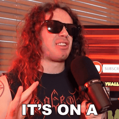 Man In Sunglasses Holding Microphone Saying Its On GIF