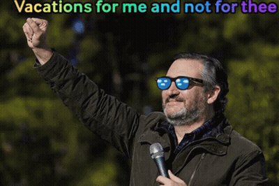 Man In Sunglasses Holding Microphone Vacations For Me And Not For Thee GIF