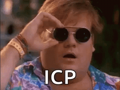 Man In Sunglasses Looking Through Binoculars Saying ICP GIF