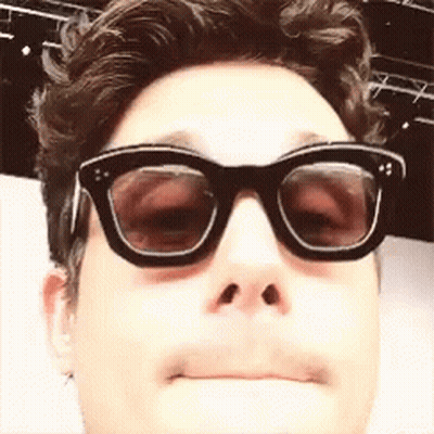 Man In Sunglasses Making Funny Face GIF