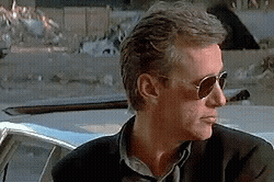Man In Sunglasses Next To Car GIF