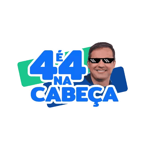 Man In Sunglasses Number 44 Sticker