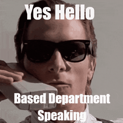 Man In Sunglasses On Phone Saying Yes Hello Based Department Speaking GIF