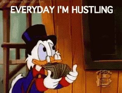 Man In Sunglasses Saying Every Day I'm Hustling GIF
