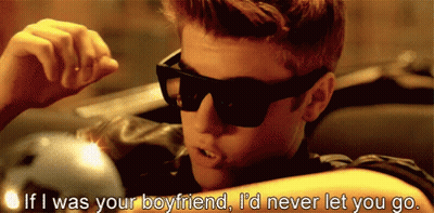Man In Sunglasses Saying If I Was Your Boyfriend I'd Never Let You Go GIF