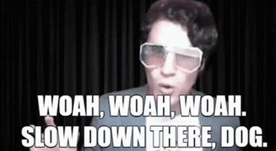 Man In Sunglasses Saying Woah GIF
