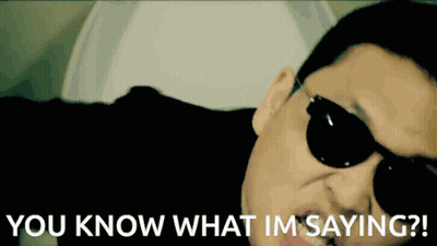Man In Sunglasses Saying You Know What I'm Saying GIF