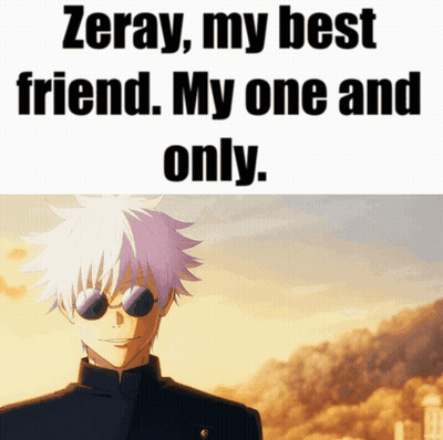 Man In Sunglasses Saying Zeray My Best Friend My One And Only GIF