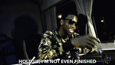 Man In Sunglasses Says Hold Up GIF