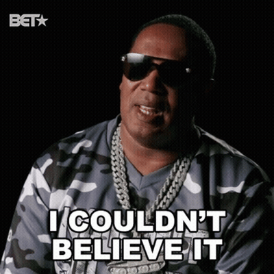 Man In Sunglasses Says I Couldn't Believe It GIF