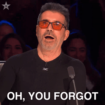 Man In Sunglasses Says Oh You Forgot GIF