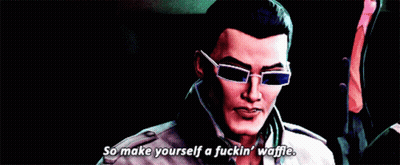 Man In Sunglasses Says So Make Yourself A Fuckin Waffle GIF