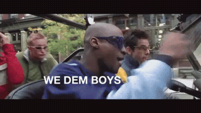 Man In Sunglasses Says We Dem Boys Driving GIF