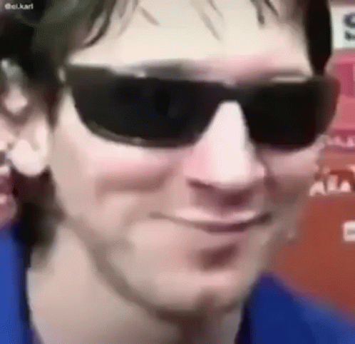 Man In Sunglasses Smiling Funny Face GIF