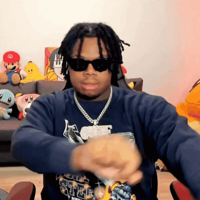 Man In Sunglasses With Nintendo World Shirt GIF