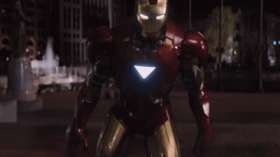 Man In Superhero Costume Close Up GIF