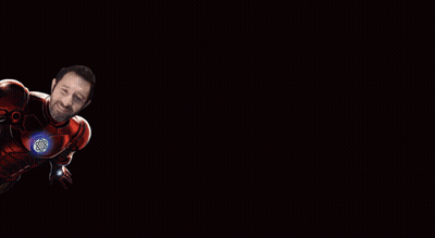 Man In Superhero Costume Flying GIF