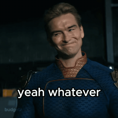 Man In Superhero Costume Saying Yeah Whatever GIF