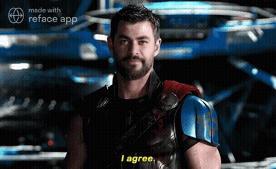 Man In Superhero Costume Says I Agree GIF