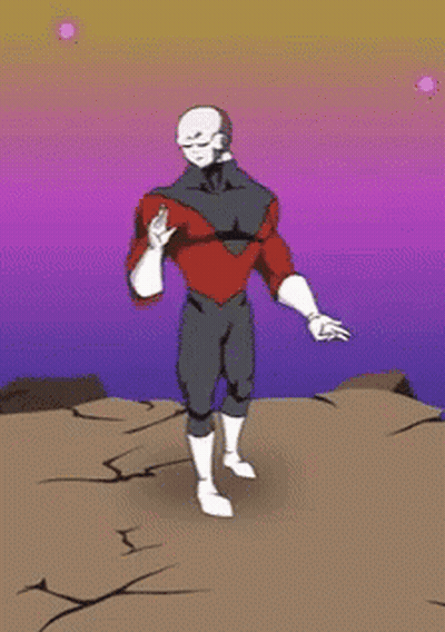 Man In Superhero Costume Standing In Desert GIF