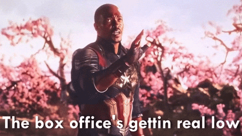 Man In Superhero Costume The Box Office's Gettin Real Low GIF