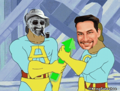 Man In Superhero Costume With Letter A GIF