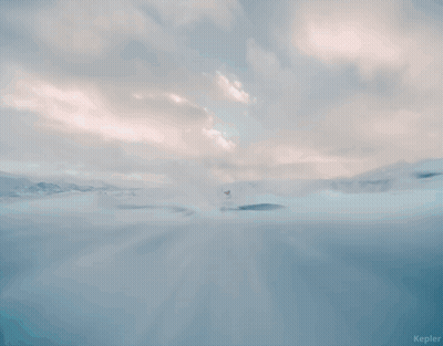 Man In Superman Costume Flying In Sky GIF