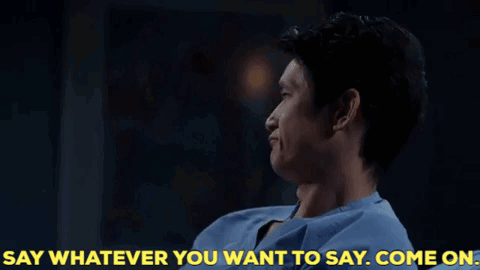 Man In Surgical Gown Saying Say Whatever You Want GIF