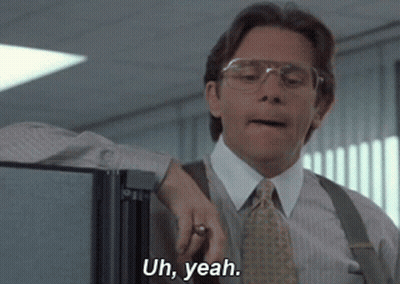 Man In Suspenders And Tie Says Uh Yeah GIF