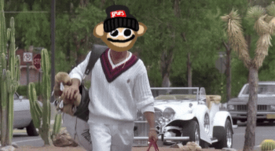 Man In Sweater And Hat Saying Spurs GIF