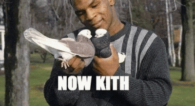 Man In Sweater Holding Two Pigeons In Park GIF