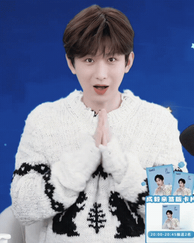 Man In Sweater Saying Goal 2 GIF