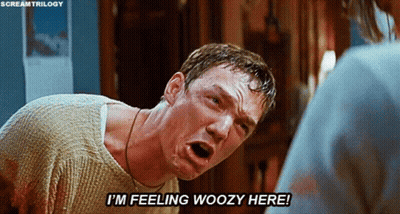 Man In Sweater Saying I'm Feeling Woozy Here GIF