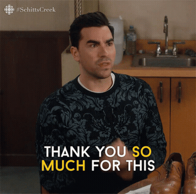 Man In Sweater Saying Thank You So Much For This GIF