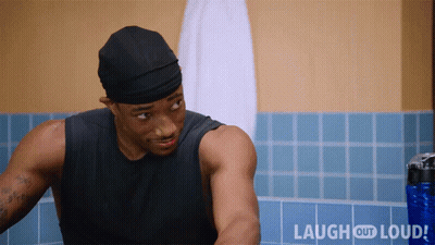 Man In Tank Top Laugh Out Loud GIF