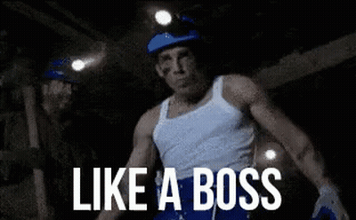 Man In Tank Top Like A Boss GIF