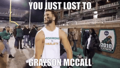 Man In Tank Top Saying Grayson McCall GIF